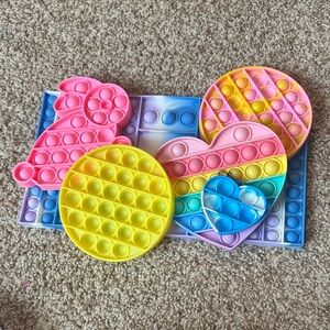 Colorful Pop It Fidget Toy Set